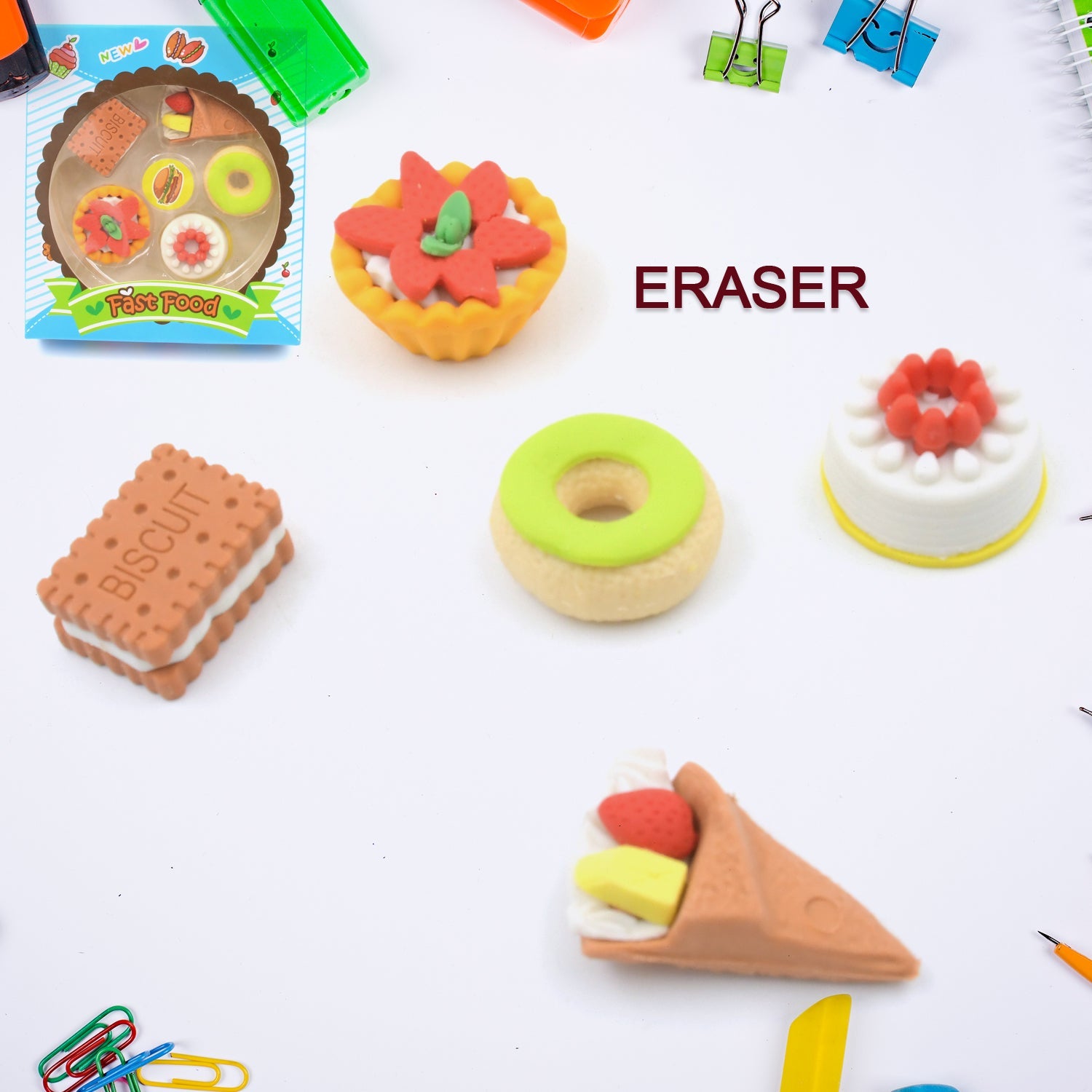 4171 3D Fast Food Fancy & Stylish Colorful Erasers, Mini Eraser Creative Cute Novelty Eraser for Children Different Designs Eraser Set for Return Gift, Birthday Party, School Prize, Fast Food Set Eraser ( 5 pc Set ) 4171 3D Fast Food Fancy & Stylish Colorful Erasers, Mini Eraser Creative Cute Novelty Eraser for Children Different Designs Eraser Set for Return Gift, Birthday Party, School Prize, Fast Food Set Eraser ( 5 pc Set )